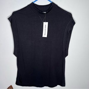 Urban Outfitters Black Sleeveless Crew Neck Top
